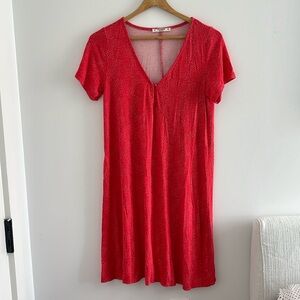 Pull & Bear Red Y2K style dress